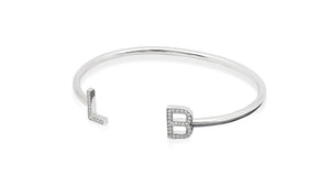 Double Initial Bracelet - meherjewellery