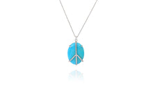 Load image into Gallery viewer, Aqua Peace Necklace - meherjewellery