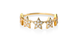 Star Burst: Diamond Ring - meherjewellery