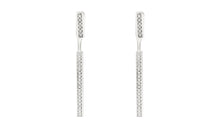 Load image into Gallery viewer, Column: Two-Way Diamond Earrings