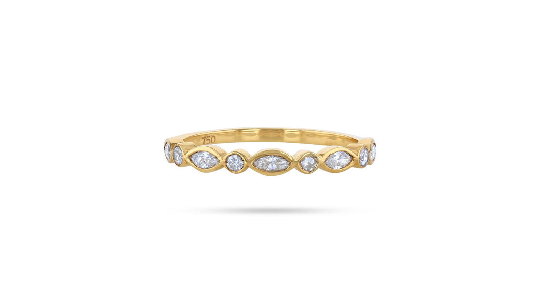 Marquise Diamond Ring - meherjewellery